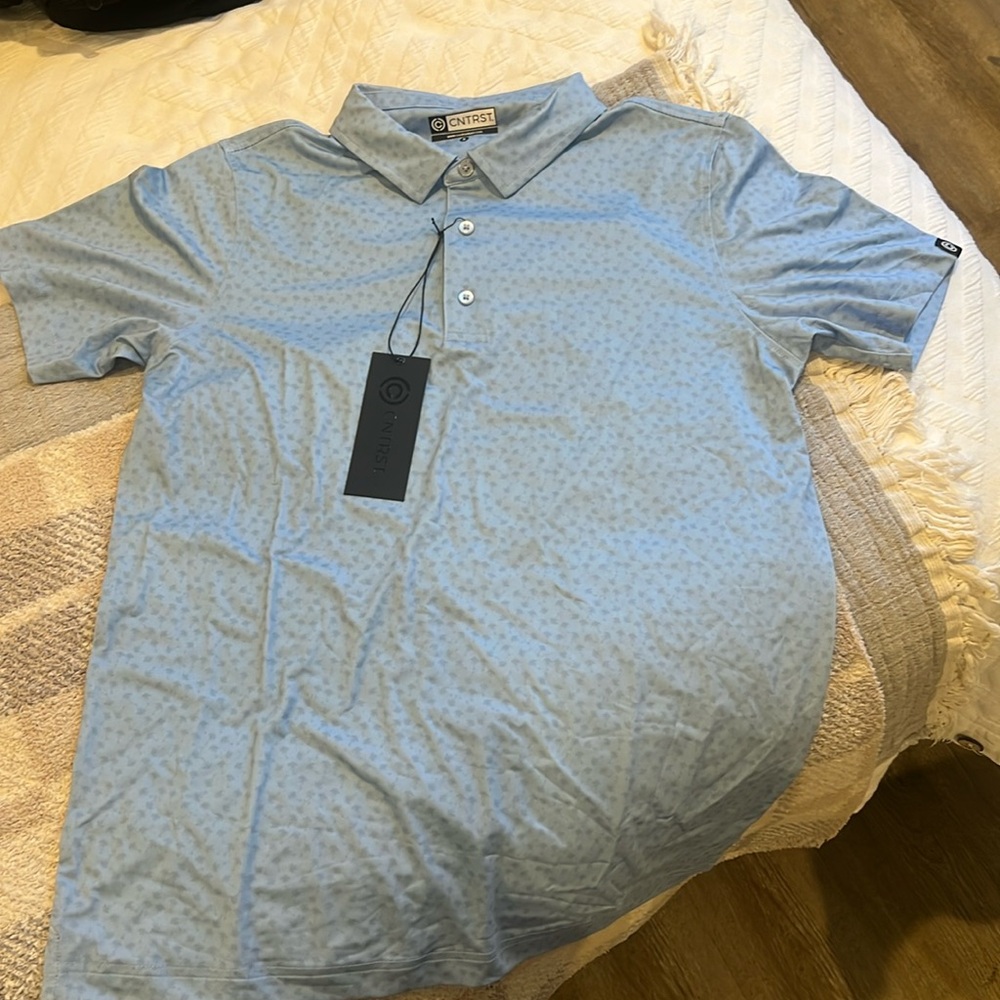 Cntrst men’s small golf shirt